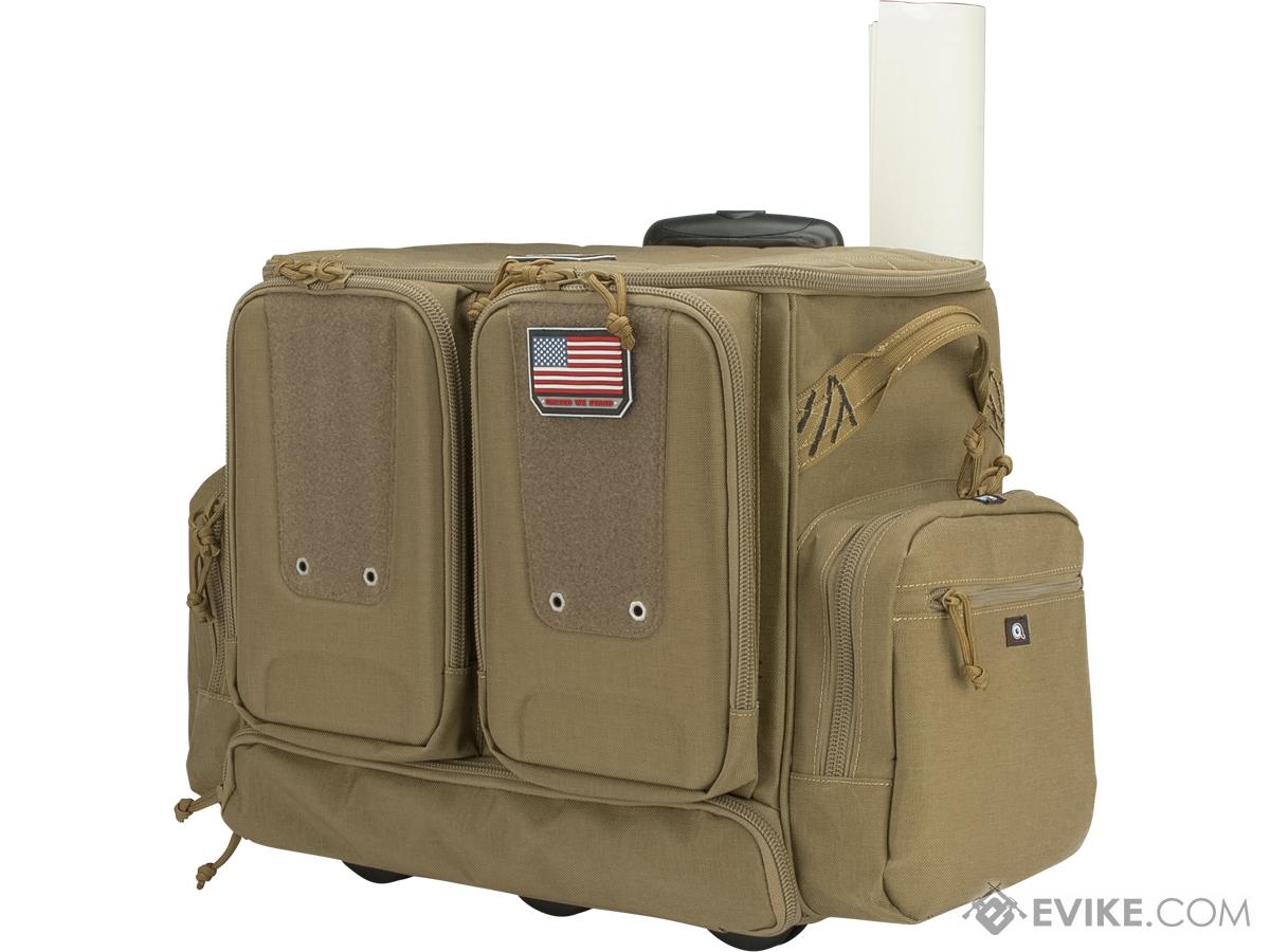 G-Outdoors Tactical Rolling Range Bag for 10 Handguns (Color: Tan)