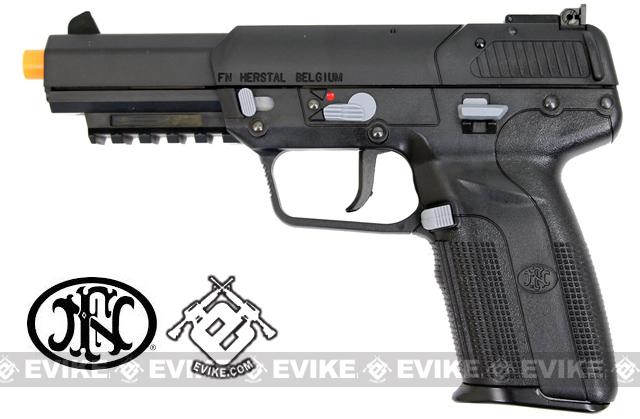 経典 CO2 Airsoft FN-57 Herstal FN Gas (Color Pistol Blowback トイガン
