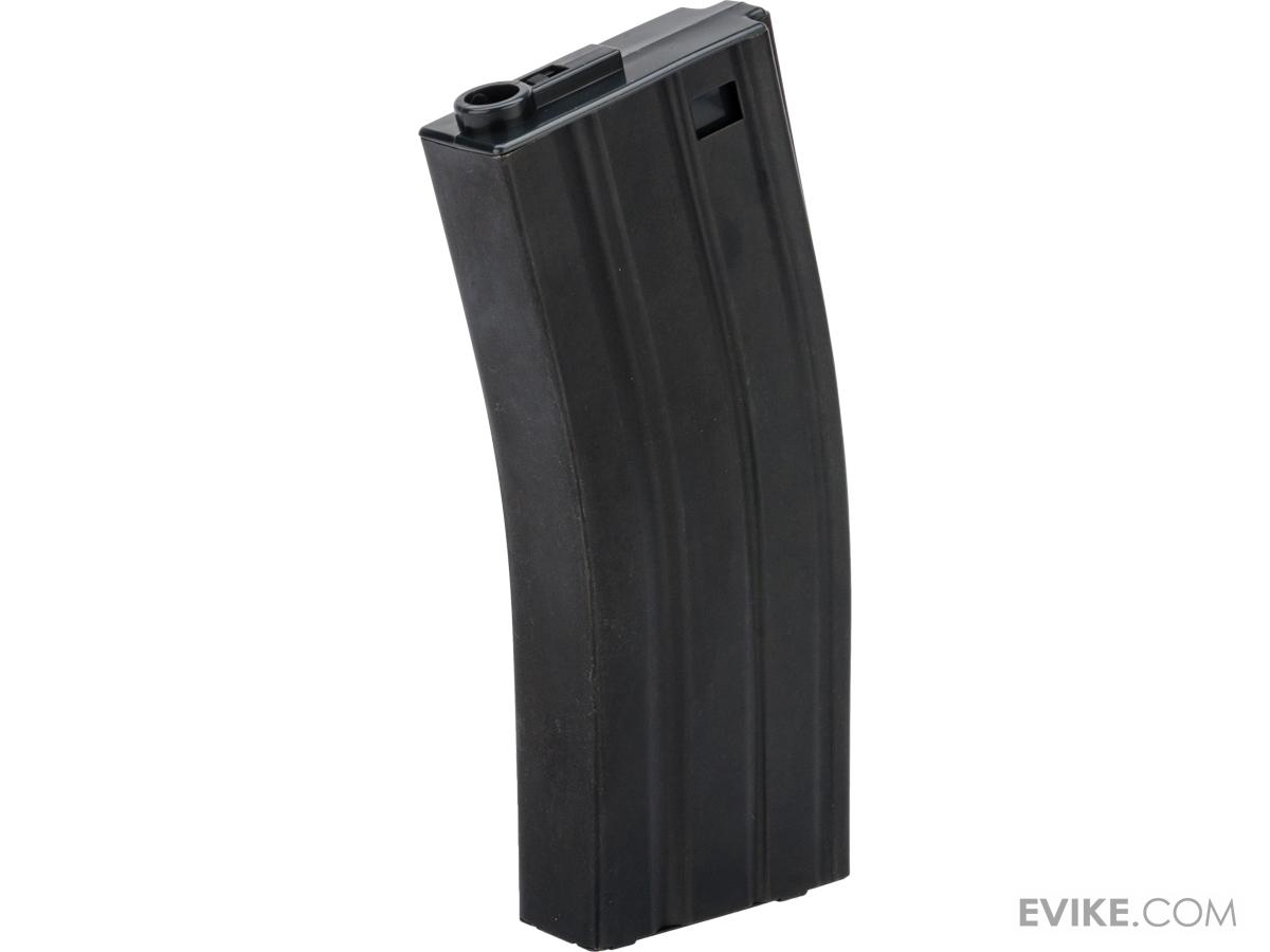 G&P Metal 130rd MidCap Magazine for M4 / M16 Series Airsoft AEG Rifles (Color Black / Single