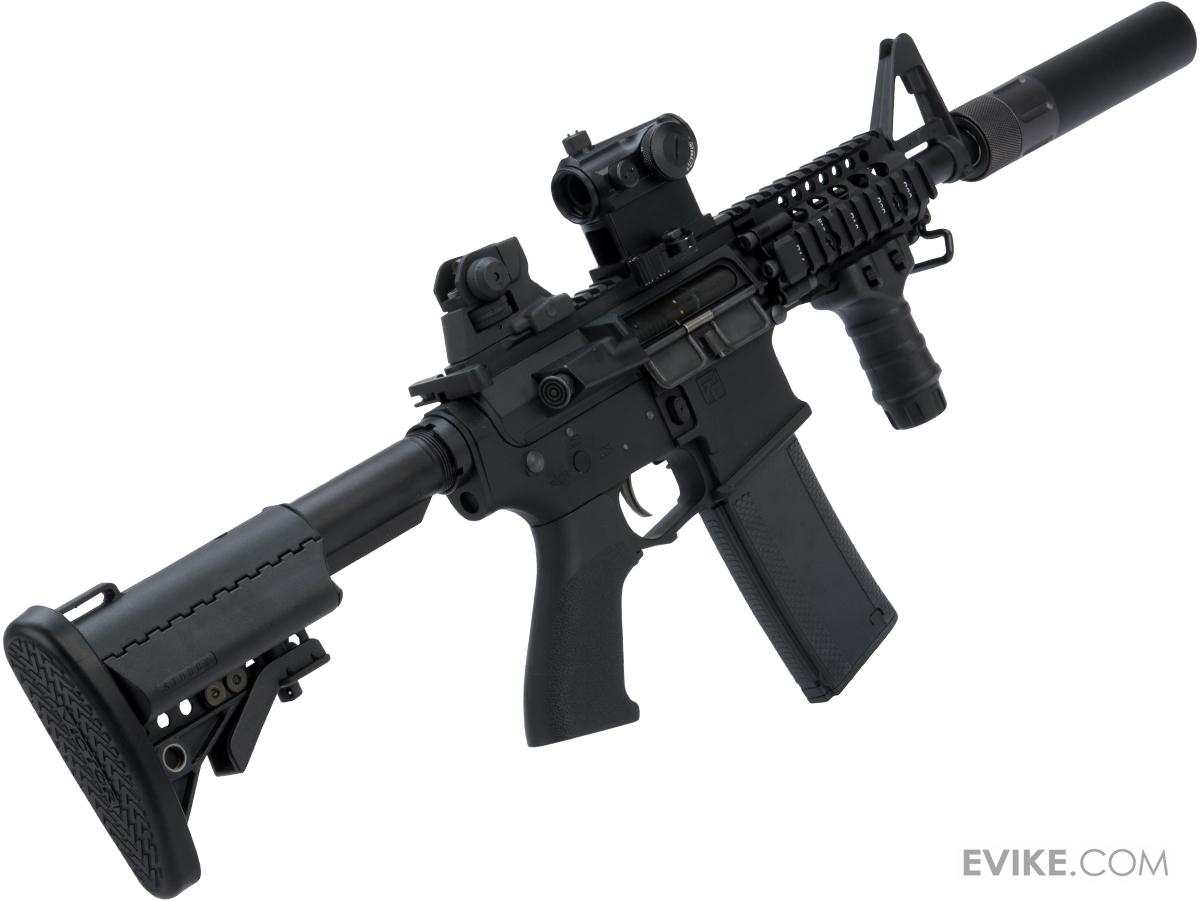 G&P Rapid Fire II Airsoft AEG Rifle w/ QD Barrel Extension and i5  Gearbox (Package: Designed for Fully Auto Only / Black / G&P), Airsoft Guns,  Airsoft Electric Rifles