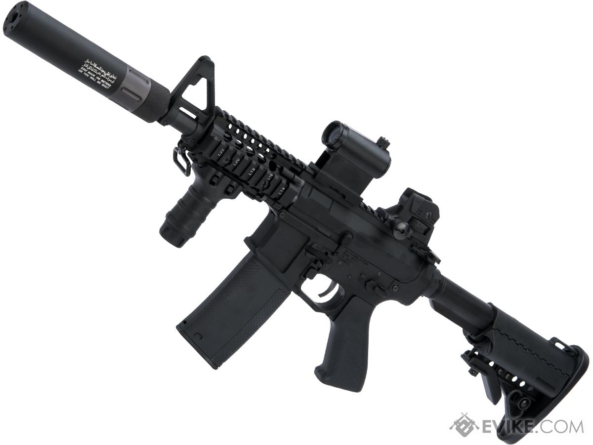 Evike.com G&P Rapid Fire II Airsoft AEG Rifle w/ QD Barrel Extension and i5 Gearbox (Package: Designed for Fully Auto Only / Black / G&P)