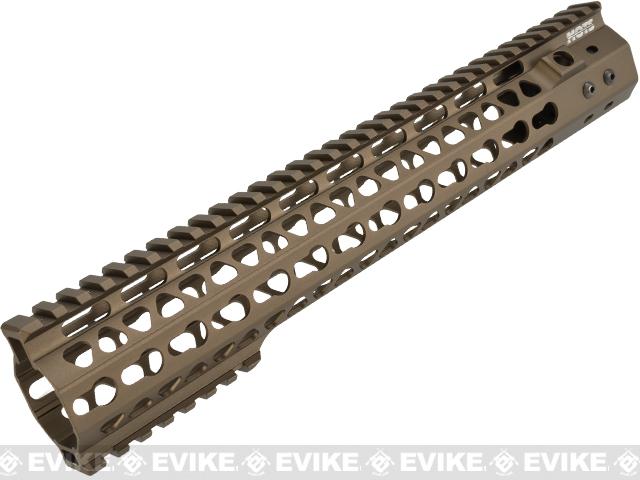 G&P MOTS Keymod Rail System for M4 / M16 Series Airsoft Rifles (Color: Sand / 12.5)