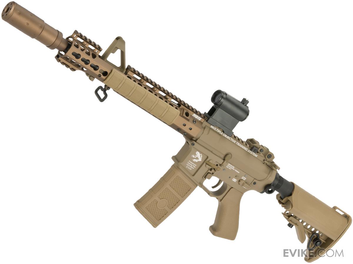 G&P Skull Frog Keymod M4 Carbine Airsoft AEG Rifle w/ i5 Gearbox (Package: Dark Earth + Add Battery/Charger)