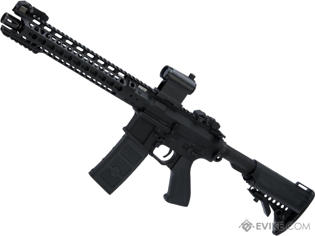 G&P MOTS 12.5 Keymod M4 Carbine Airsoft AEG Rifle w/ i5 Gearbox (Package: Black / Add Battery + Charger)