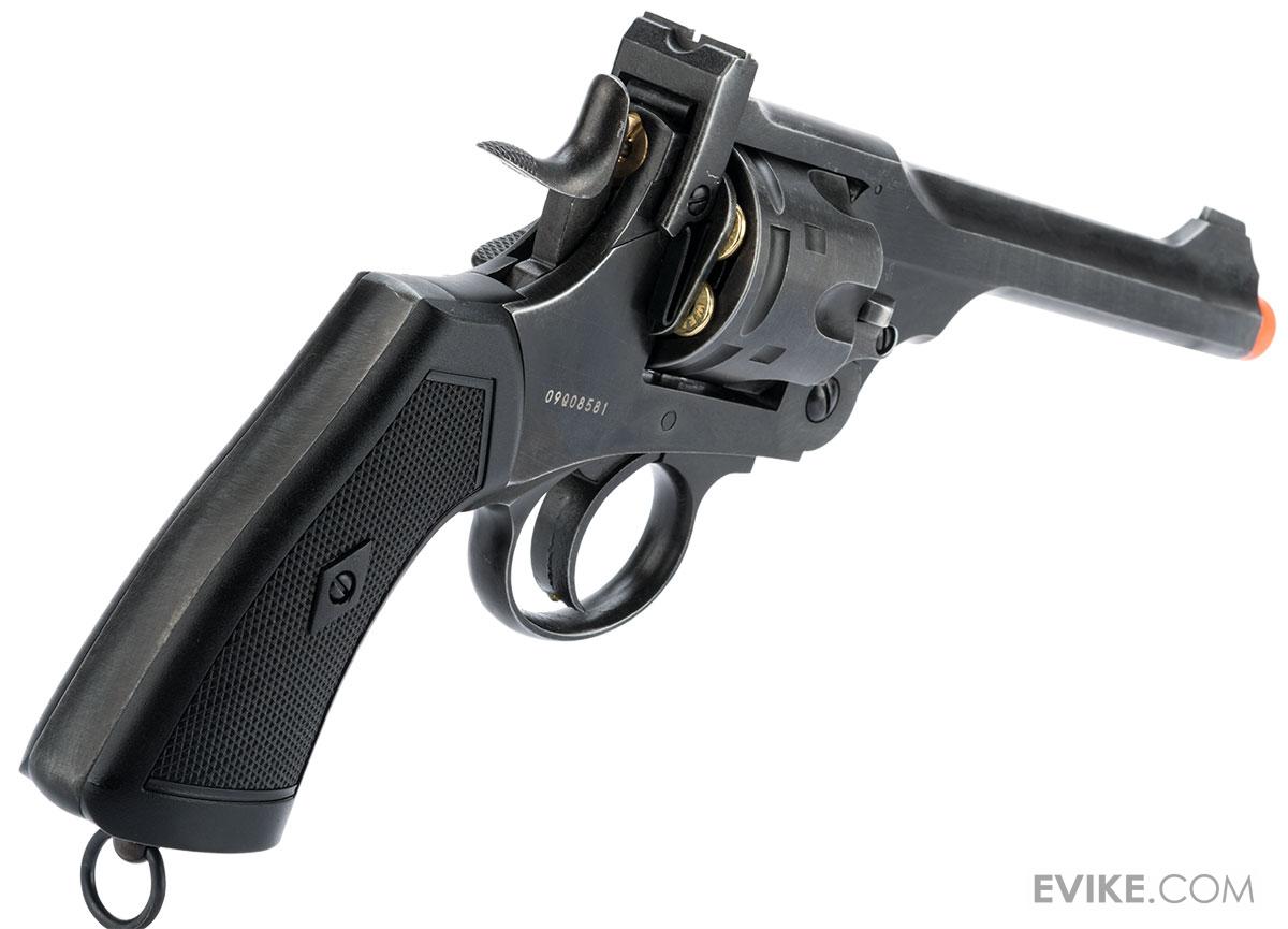 English ley Licensed MK VI Airsoft Revolver by Win Gun (Color