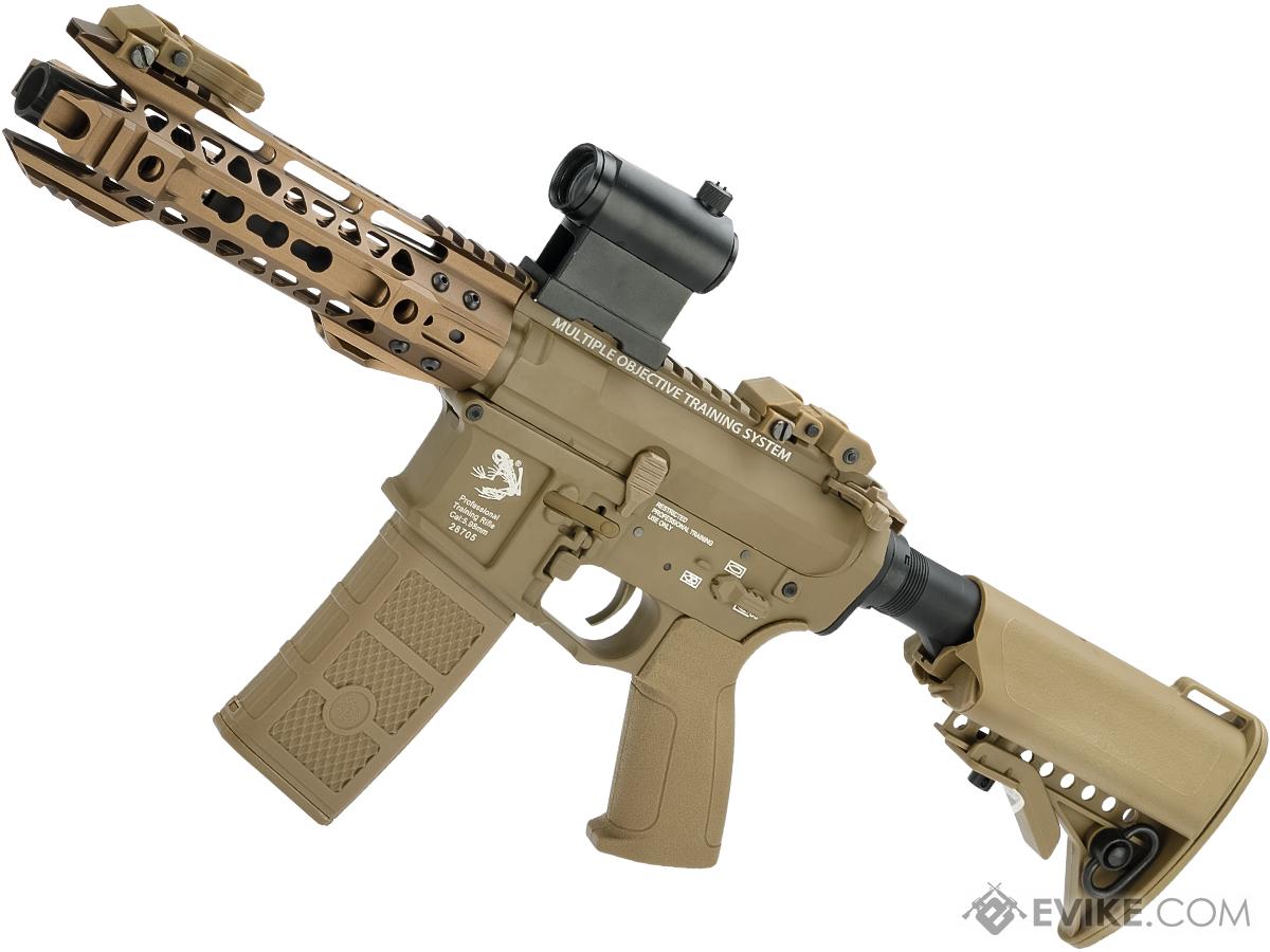 G&P M4 SBR AEG094 Airsoft AEG with Keymod Handguard i5 (Color: Dark Earth / Gun Only)