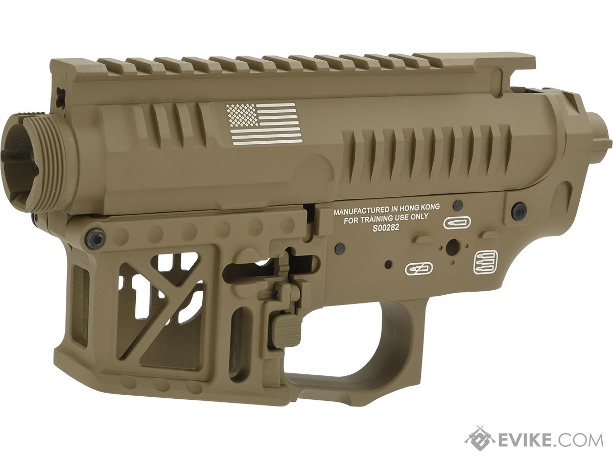 G&P CNC Machined Signature Competition Style Metal Body for M4 Series AEGs (Color: Dark Earth)