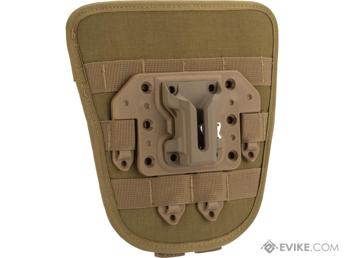 G&P STRIKE Quick Detach Weapons Catch System with MOLLE Hip Pad (Color: Sand)