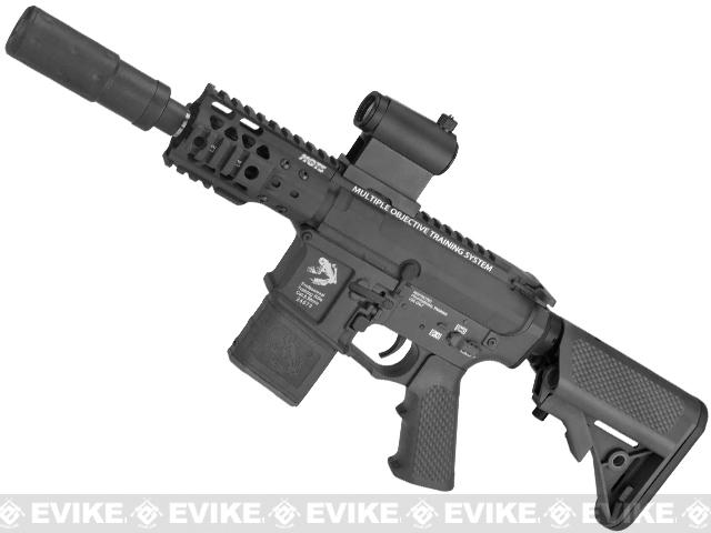 G&P Golf Ball Texture M4 PDW Airsoft AEG Rifle (Package: Black / Add Battery + Charger)
