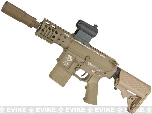 G&P Golf Ball Texture M4 PDW Airsoft AEG Rifle  (Package: Dark Earth / Gun Only)