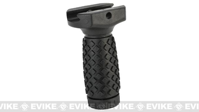 G&P Tactical Rubber Vertical Grip (Pattern: Diamond Pattern / Short / Black)