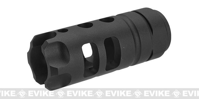 G&P MOTS Flashhider for Airsoft AEGs (Color: Black)