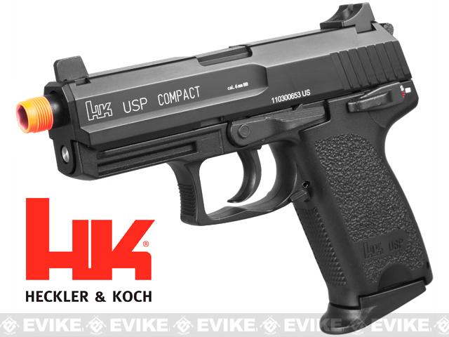 z Heckler & Koch / Umarex Full Metal USP Compact Tactical NS2 Airsoft Gas  Blowback Gun by KWA, Airsoft Guns, Gas Airsoft Pistols -  Airsoft  Superstore