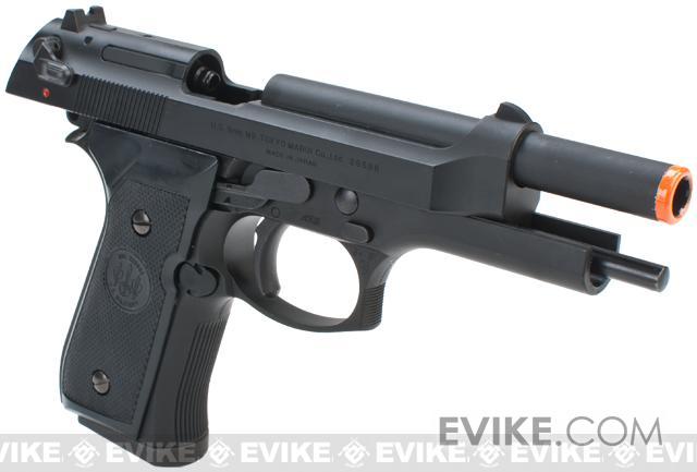 東京マルイ M92F Military Model Tokyo Marui M92F Military Gas Blowback Airsoft Pistol, Black