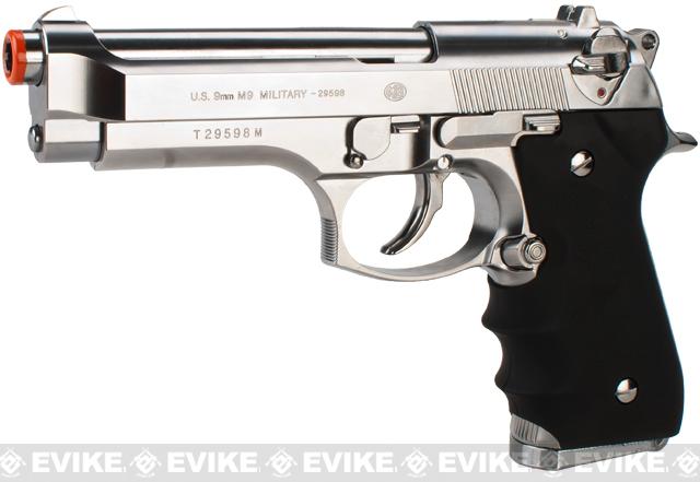 Tokyo Marui M9 Chrome Stainless Edition Gas Blowback Airsoft Pistol