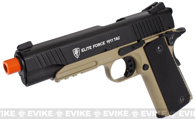 Elite Force 1911 Tactical Blowback Gas Gun (CO2) - Stainless Silver –  Airsoft Atlanta