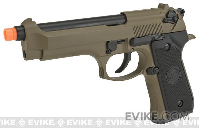 WE-Tech Full Metal M9 Heavy Weight Airsoft GBB Professional Training Pistol (Color: Tan)