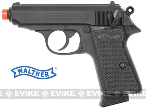 z Umarex Walther Licensed PPK Full Size Airsoft Gas Blowback Pistol by Maruzen - Black
