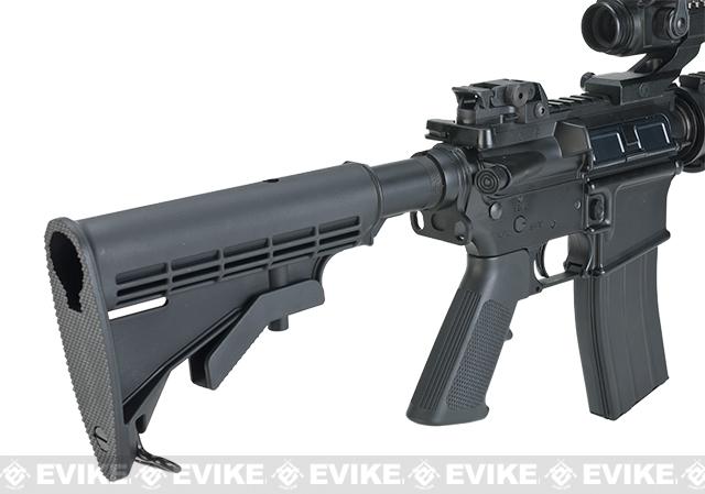 KJ Works Full Metal M4 RIS Airsoft GBB Gas Blowback Rifle, Airsoft