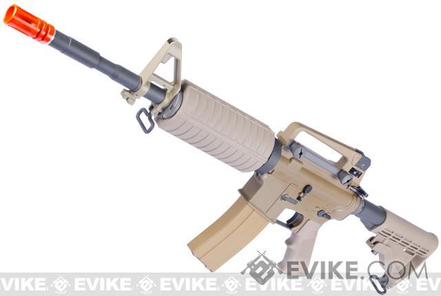 WE Open Bolt Full Metal M4 Airsoft Gas Blowback GBB Rifle (Color: Desert Tan)