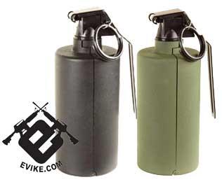 SY Airsoft Gas Powered Hand Grenade (Flash Bang Type) - Black (One)