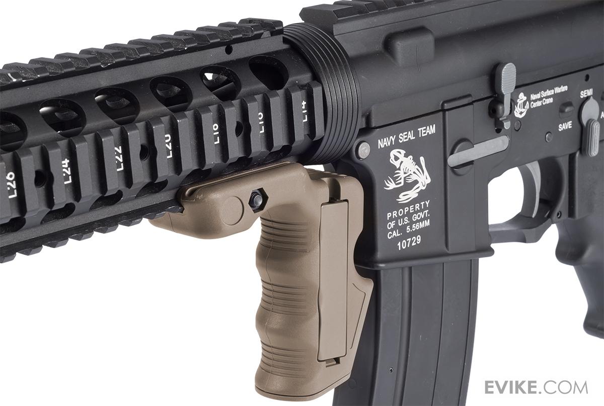 BD Vertical Support Grip for Airsoft RIS (Color Dark Earth), Accessories & Parts, External