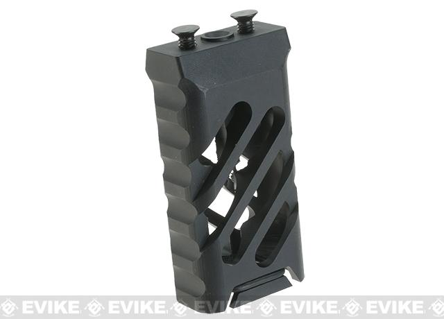 5KU Skeletonized CNC Machined Aluminum KeyMod Vertical Grip (Version: Type B / Short)