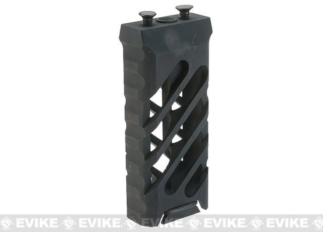 5KU Skeletonized CNC Machined Aluminum KeyMod Vertical Grip (Version: Type B / Long)