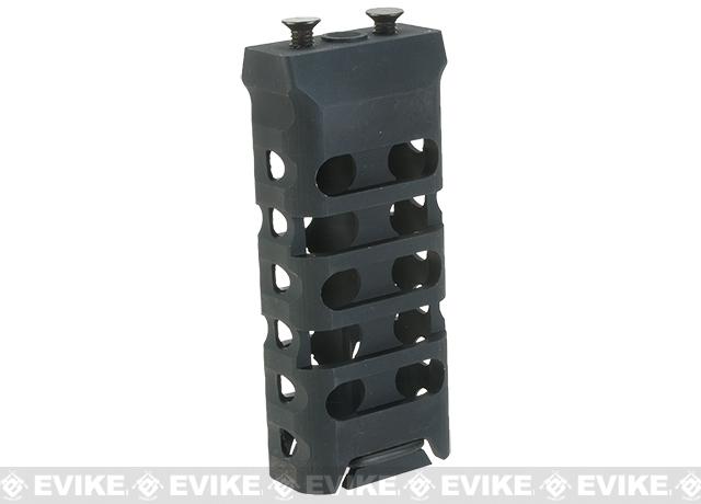 5KU Skeletonized CNC Machined Aluminum KeyMod Vertical Grip (Version: Type A / Long)