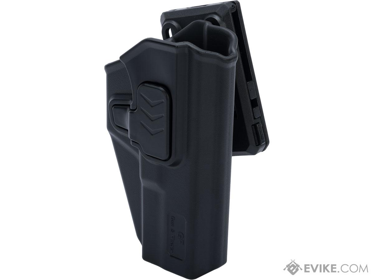 Matrix G&F Series OWB Active Retention Polymer Holster (Model: GLOCK 17  Right Hand / Black) - 