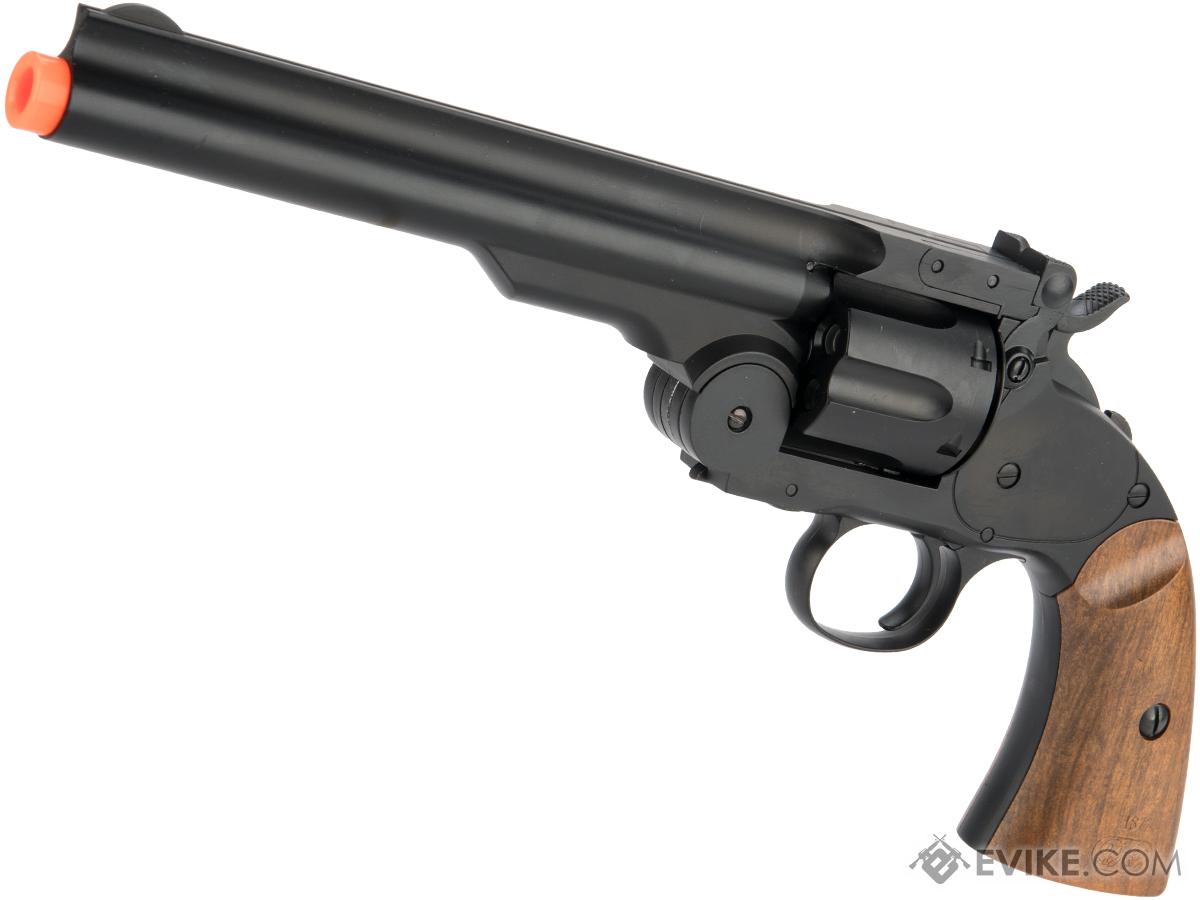 WinGun Break Top Major 3 1877 CO2 Powered Airsoft Revolver (Color: Black)