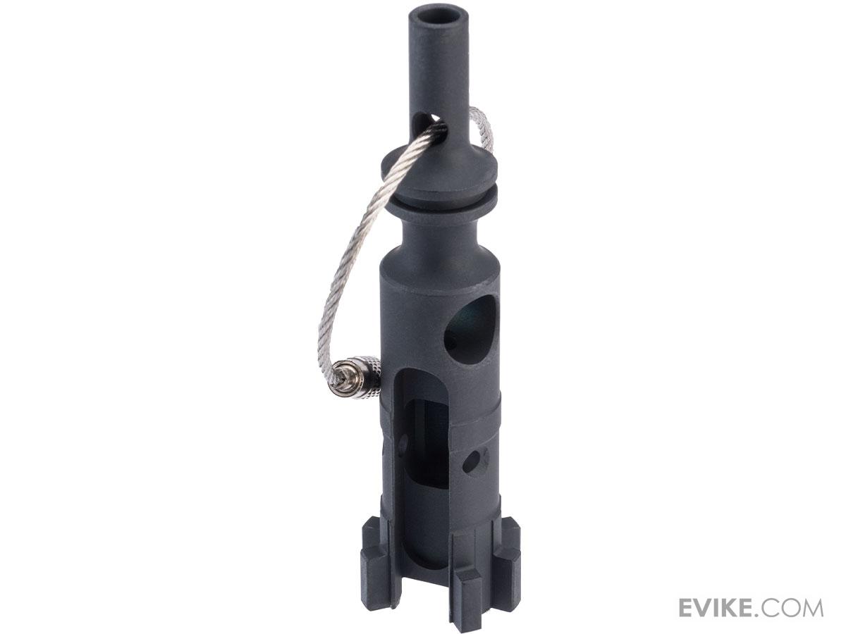 Guns Modify Steel AR Bolt Keychain (Model: S Style / Black Nitride ...