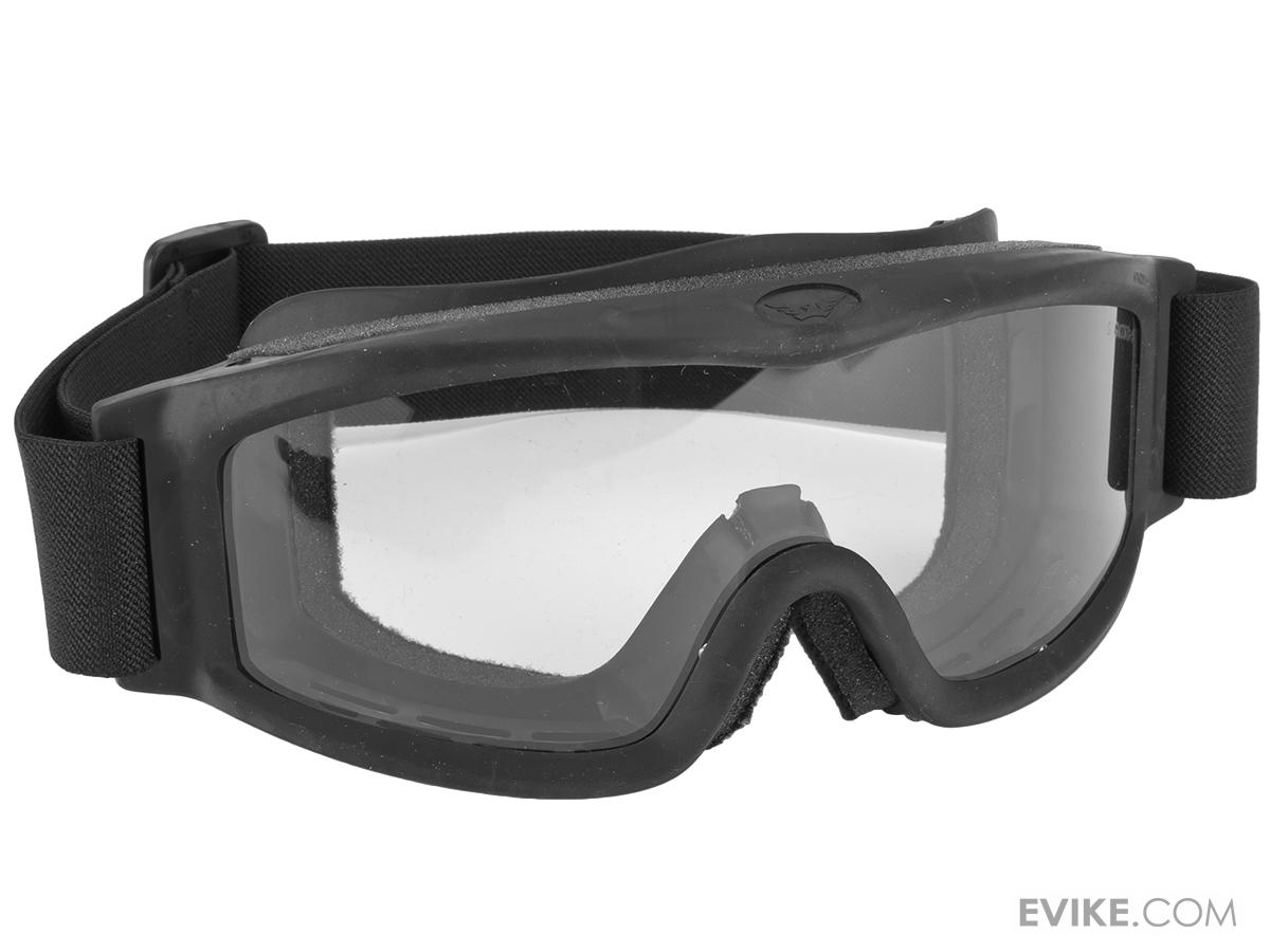 Global Vision Ballistech 3 A/F Ballistic Goggles (Color: Black w/ Clear Lens)