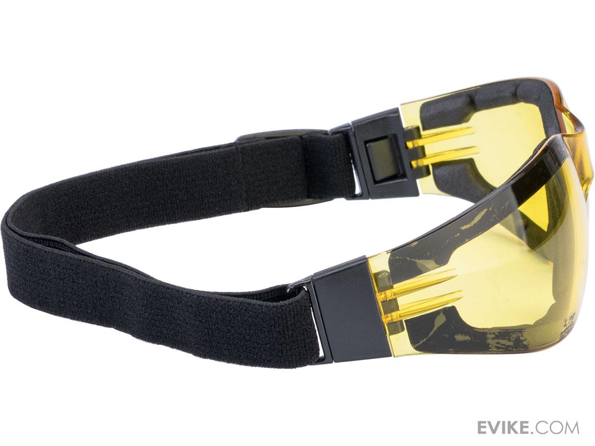 Global Vision Ideal Padded Safety Goggles (Model Yellow Lenses), Tactical Gear/Apparel, Eye