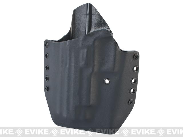 KAOS Concealment Belt / MOLLE Kydex Holster (Model: KWA P226 / Black / Left Hand)