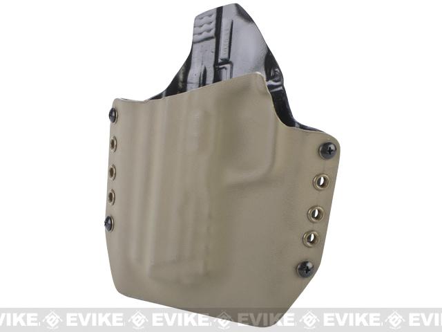 KAOS Concealment Belt / MOLLE Kydex Holster (Model: VFC / SAI M&P / Dark Earth / Left Hand)