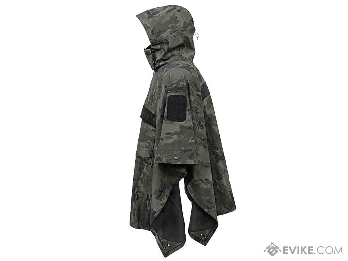 Hazard MK.2 Poncho Villa Technical Soft-Shell Poncho (Color: Scorpion  Black), Tactical Gear/Apparel, Thermal Layering  Wet Weather  Airsoft Superstore