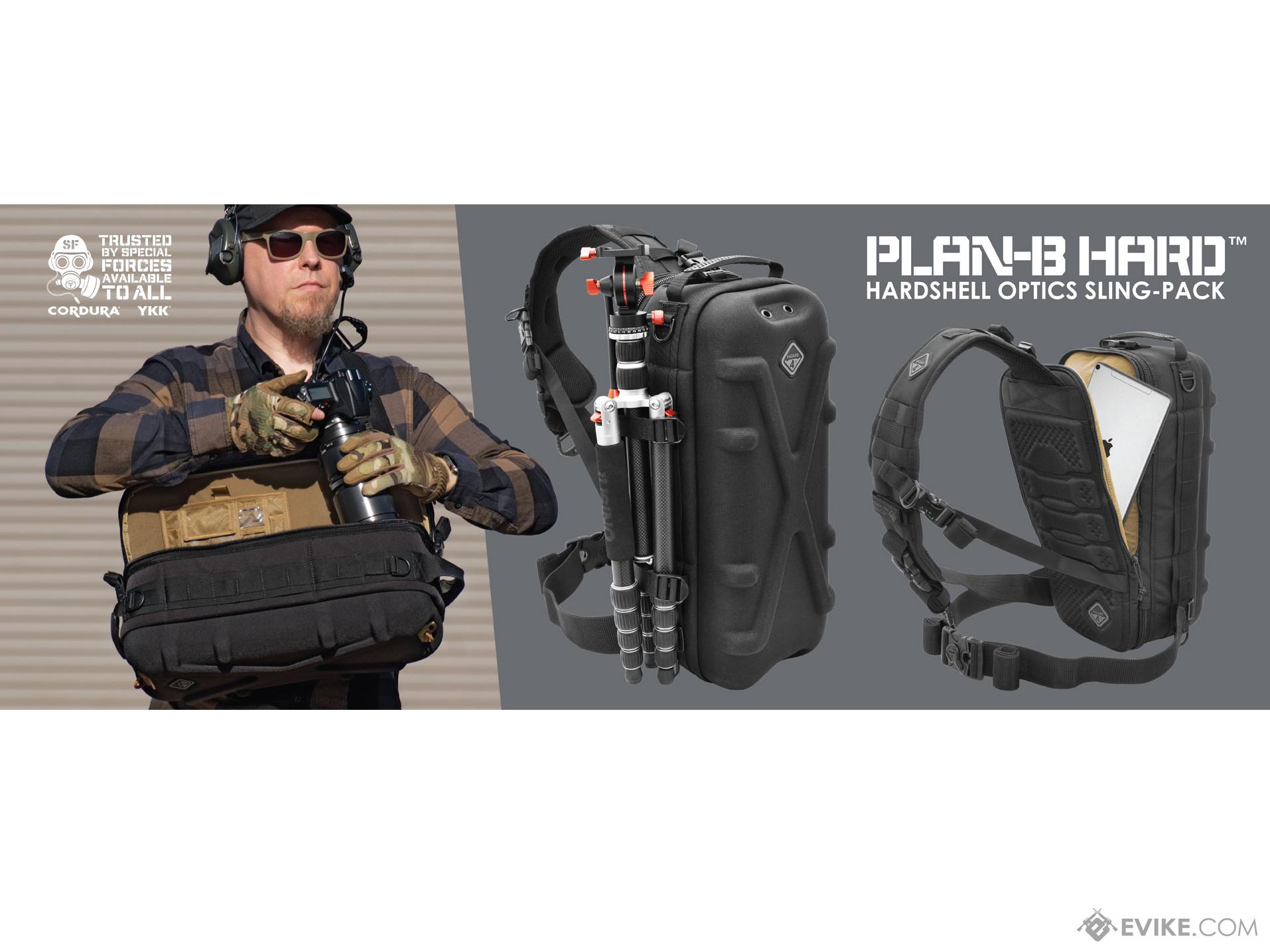 Hazard 4 Evac Plan-B Hard Shell Modular Sling Pack (Color: Black), Tactical  Gear/Apparel, Bags, Backpacks -  Airsoft Superstore