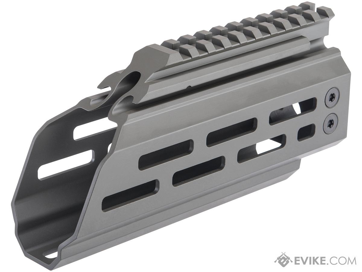 HB Industries M-LOK Handguard for CZ Scorpion EVO 3 Rifles (Color: Olive Drab / Angled / 6.84 / Complete Kit)