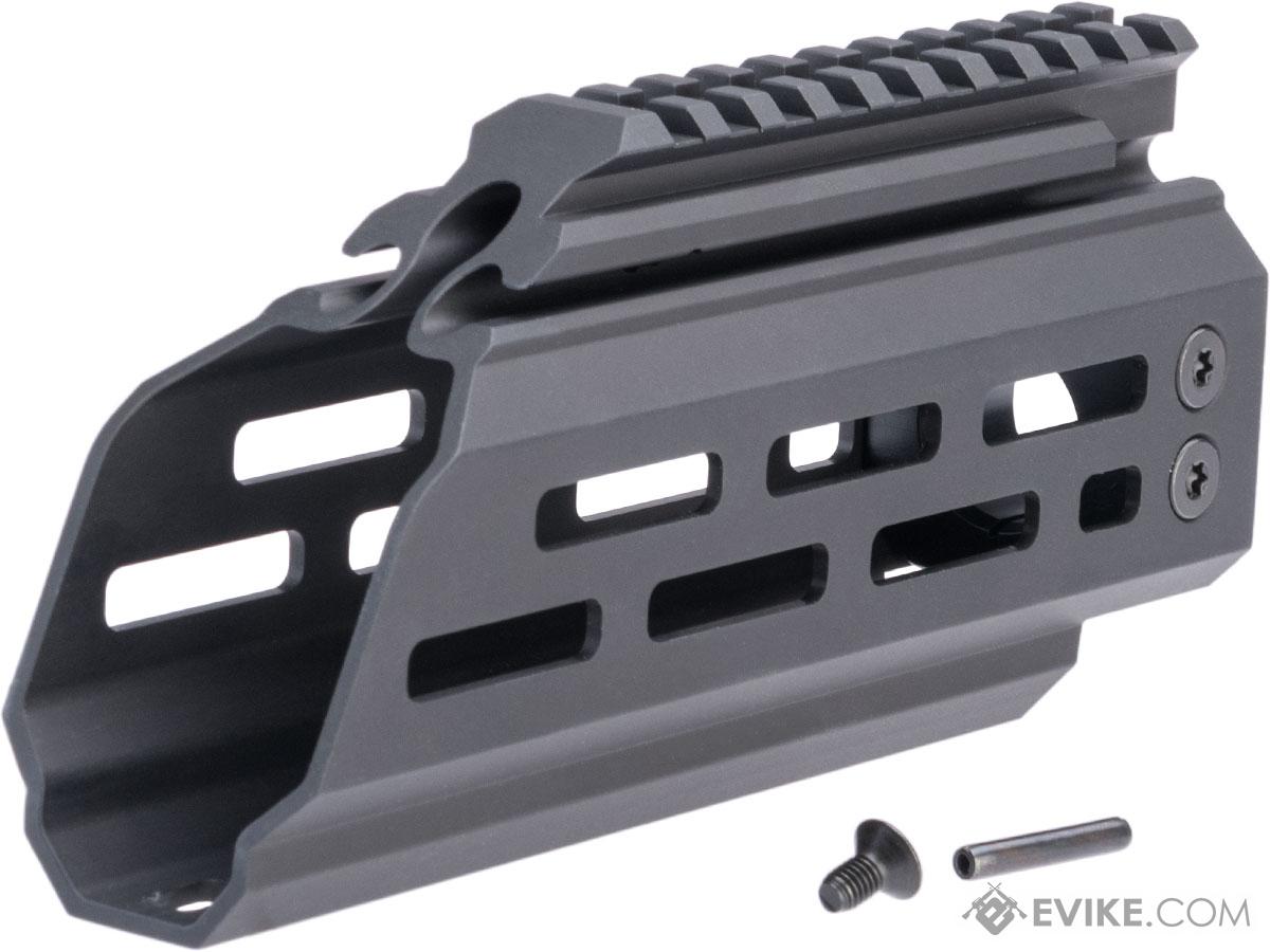 HB Industries M-LOK Handguard for CZ Scorpion EVO 3 Rifles (Color: Black / Angled / 6.84 / Complete Kit)