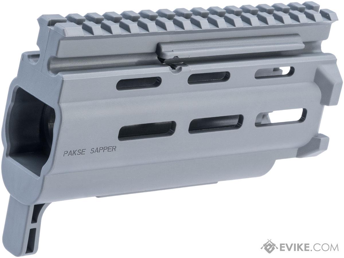 HB Industries Pakse Sapper 6.4 M-LOK Handguard For CZ Scorpion EVO 3 Pistols and Rifles (Color: Grey)