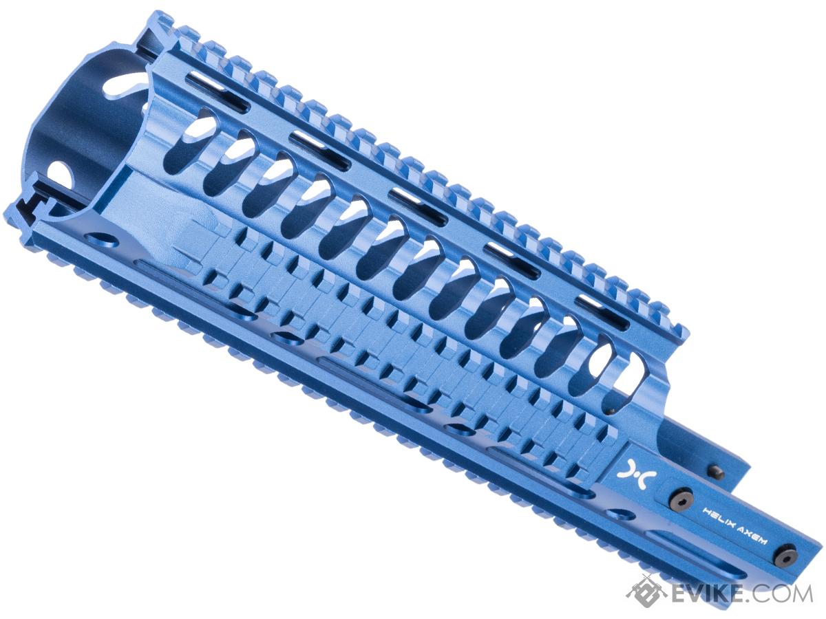 Helix Axem KV Rail for Vector AEG and Gas Blowback Airsoft Rifles (Color: Cobalt Blue / 12)