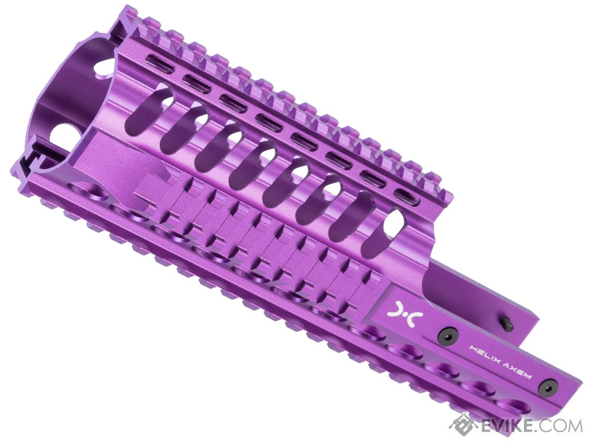 Helix Axem KV Rail for Vector AEG and Gas Blowback Airsoft Rifles (Color: Purple / 9)
