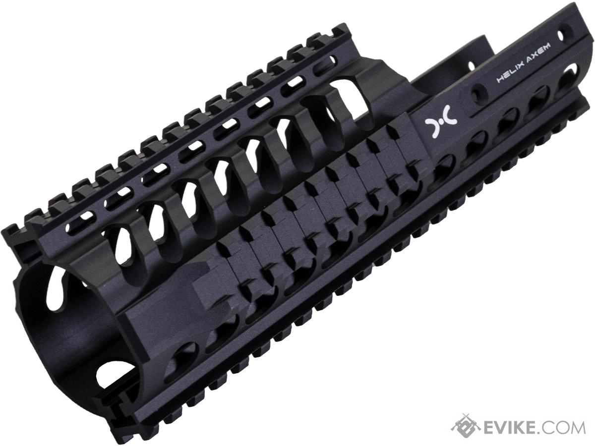 Helix Axem KV Rail for Vector AEG and Gas Blowback Airsoft Rifles (Color: Black / 9)
