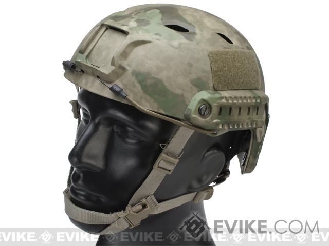 6mmProShop Advanced Base Jump Type Tactical Airsoft Bump Helmet (Color: A-TACS FG / Large - Extra Large)