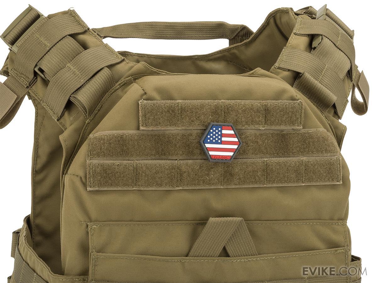"Operator Profile PVC Hex Patch" American Flag Series (Color Full