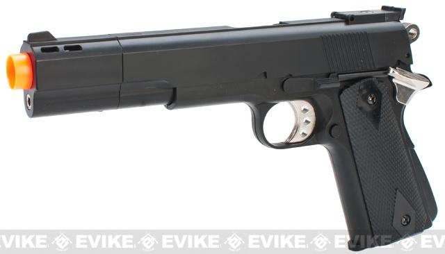 HFC M1911 Elite .45 Long Barrel Airsoft Non-Blowback Gas Pistol (Color: Black)