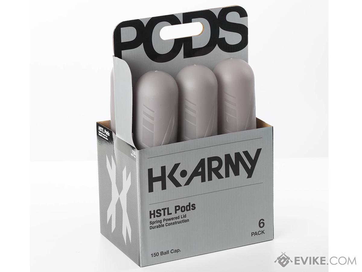 HK Army HSTL 150 Round Paintball Pod 6 Pack (Color: Light Smoke)