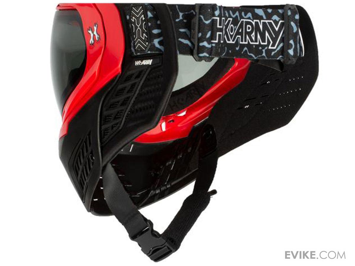 HK Army KLR Full Seal Airsoft/Paintball Mask (Color Blackout Red