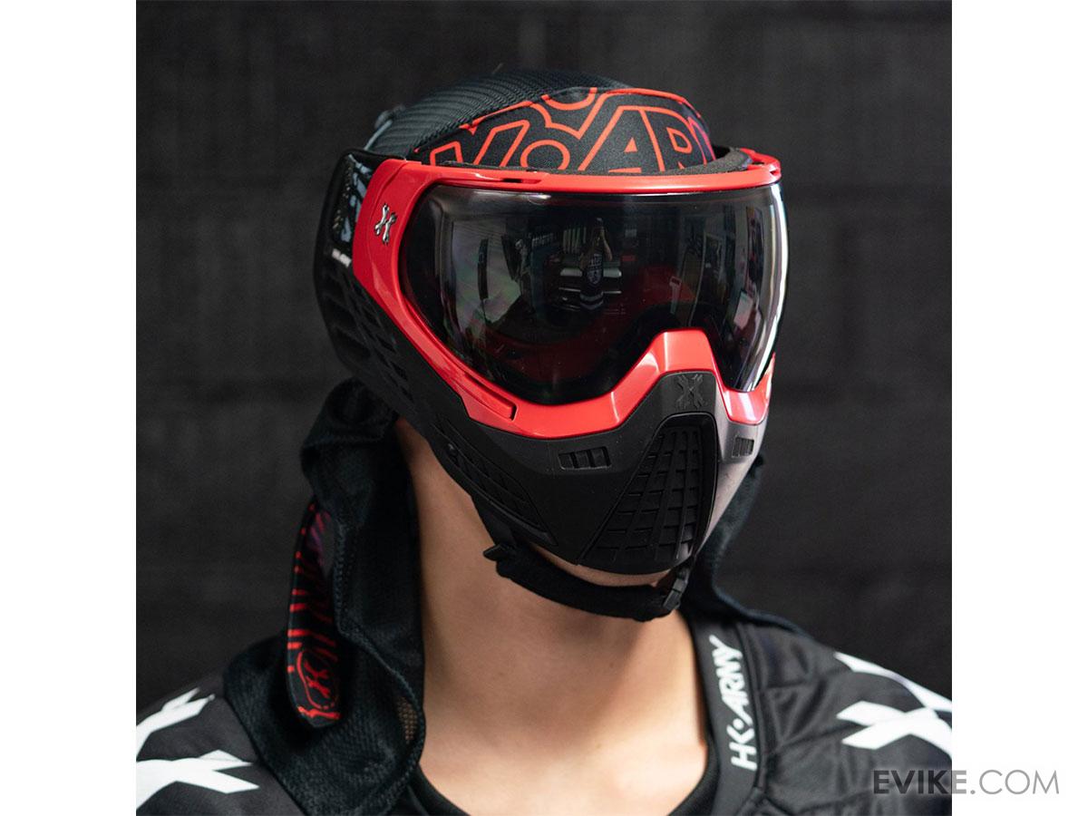 HK Army KLR Full Seal Airsoft/Paintball Mask (Color Blackout Red